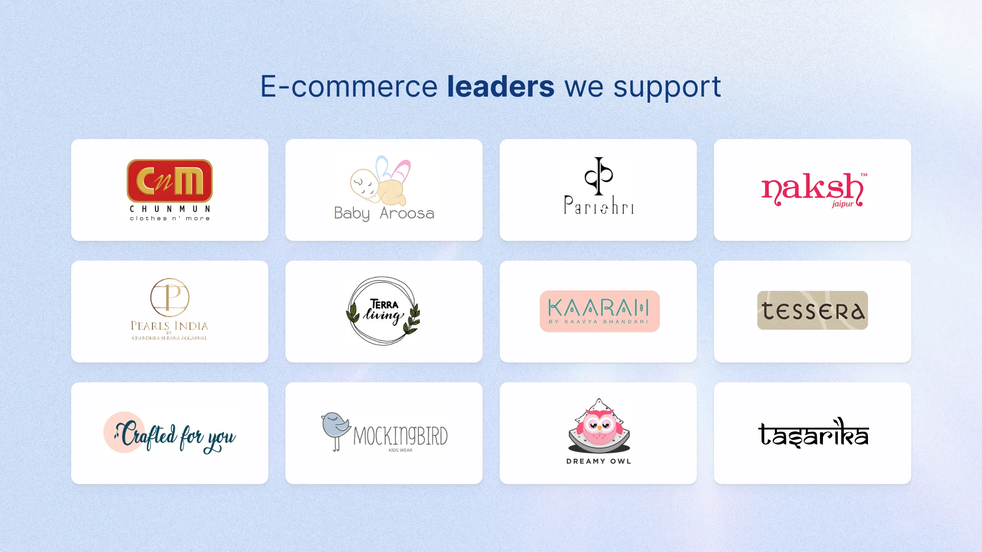 Photo of brands supported by Skyber and Vision Activated